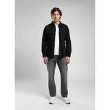 Lee Cooper Worner 1 Erkek%100 Pamuk Jean Gömlek, Siyah, M