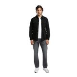 Lee Cooper Worner 1 Erkek%100 Pamuk Jean Gömlek, Siyah, S