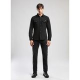 Lee Cooper Worner 2 Erkek Jean Gömlek Denim - Mavi - 2XL