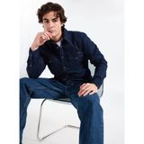 Lee Cooper Worner 3 Erkek Jean Gömlek Denim - Mavi