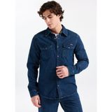 Lee Cooper Worner 4 Jean Gömlek, S, 261 LCM 141003, DENIM, Erkek