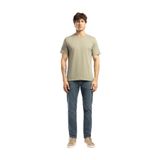 Lee Cooper Yağ Yeşili Regular Fit T-Shirt, 2XL, 5003355100, Yeşil, Erkek
