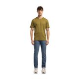 Lee Cooper Yağ Yeşili Regular Fit T-Shirt, 2XL, 5003355119, Yağ Yeşili, Erkek
