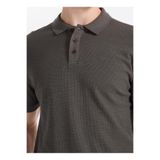 Lee Cooper Yeşil Regular Fit Mikro Desen Polo T-Shirt, L, 5003355166, Yağ Yeşili, Erkek