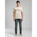 Lee Cooper Yuvarlak Yaka T-Shirt 262 LCM 242004 LONDONLOGO, XL, 5003355069, Bej, Erkek