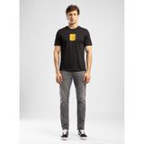 Lee Cooper Yuvarlak Yaka T-Shirt, 2XL, 5003355190, Siyah, Erkek