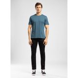 Lee Cooper Yuvarlak Yaka T-Shirt, L, 5003355118, Petrol, Erkek