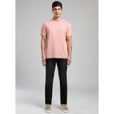 Lee Cooper Yuvarlak Yaka T-Shirt, S, 5003355091, Pudra, Erkek