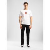 Lee Cooper Yuvarlak Yaka T-Shirt, XL, 5003355180, Beyaz, Erkek