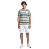 Lee Cooper Yuvarlak Yaka Zümrüt Yeşili Erkek T-Shirt 252 LCM 242064 EDDY EKRU-ZÜMRÜT