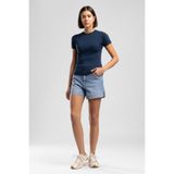Lee Cooper Zaı Kadın Jean Şort Mavi