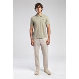 Lee Cooper Zarse Normal Bel Konik Kesim Daralan Paça %100 Pamuk Bej Erkek Pantolon
