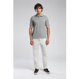 Lee Cooper Zarse Normal Bel Konik Kesim Daralan Paça %100 Pamuk Ekru Erkek Pantolon
