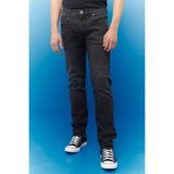 Lee Daren Regular Straight Fit Normal Bel Esnek Jean Kot Pantolon Erkek Koyu Gri Desenli Kumaş - 34 - 34