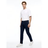 Lee Daren Straight Fit Düz Kesim Normal Bel Pamuklu Esnek Lacivert Jean Denim Pantolon, 34/30, L707, Night Shade-ML70700026CP, Erkek