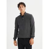 Lee Dik Yaka Regular Fit Antrasit Erkek Kazak L2520372003 Antrasit Kazak