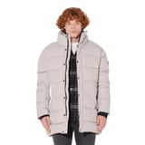 Lee Dik Yaka Regular Fit Erkek Şişme Mont L222360, Kırık Beyaz, Xl