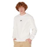 Lee Erkek Ekru Bisiklet Yaka Sweatshirt, 2XL, L212299102