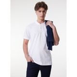 Lee Erkek Kırık Beyaz Regular Fit Polo Yaka T-Shirt - XL