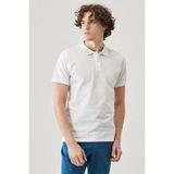 Lee Erkek Kırık Beyaz Regular Fit Polo Yaka T-Shirt