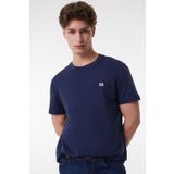Lee Erkek L60UFQ Kısa Kollu Sıfır Yaka T-Shirt / Navy Standart