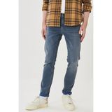 Lee Erkek Luke Slim Fit Düşük Bel Denim Esnek Jean Kot Pantolon - 32 / 30 - Çelik Mavi