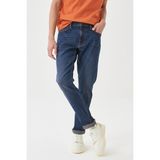 Lee Erkek Luke Slim Fit Düşük Bel Denim Esnek Jean Kot Pantolon - Deep Blue - 31 / 32