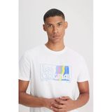 Lee Erkek Minimalist T-Shirt - Kısa Kol Yuvarlak Yaka - Günlük Stil