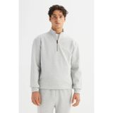 Lee Erkek Pike Interlock Half Zip Sweatshirt L252031236