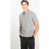 Lee Erkek Regular Fit Pamuklu Gri Polo Yaka T-Shirt - L2510551035