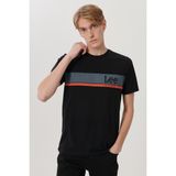 Lee Erkek Siyah Regular Fit Bisiklet Yaka T-Shirt - M - Green