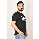 Lee Erkek Siyah Yuvarlak Yaka Tişört ML65QAI001