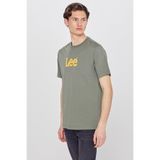 Lee Erkek T-Shirt, Haki, 3XL Beden
