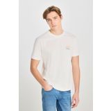 Lee Erkek T-Shirt LD725771, Ekru, 2XL