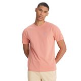 Lee Erkek T-Shirt Lightweight SS Small Logo, Pembe, XS