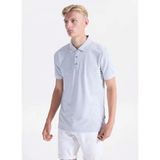 Lee Gri Erkek Regular Fit Melanj Polo T-Shirt - Gri Melanj