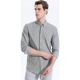 Lee Gri Erkek Slim Fit Gömlek L261015736 - Gri Melanj - XL