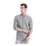 Lee Gri Melanj Slim Fit Oxford Gömlek, L, 5003356565, Gri Melanj, Erkek