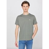 Lee Haki Erkek Regular Fit Logo Baskılı T-Shirt L60UFQ801 Haki T-Shirt - M
