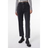 Lee Kadın Düşük Bel Antrasit Esnek Jean Kot Pantolon Rider Straight Fit Düz Kesim Model - 30/31