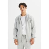 Lee Kapüşonlu Erkek Pike Gri Erkek Sweatshirt
