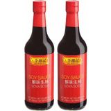 Lee Kum Kee Soya Sosu 500 ml 2 Adet - 1 lt