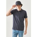 Lee L211810003 Antrasit Polo Erkek T-Shirt