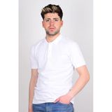 Lee L211810102 Beyaz Polo Yaka Erkek T-shirt