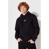 Lee L212302001 Siyah Kapüşonlu Erkek Sweat