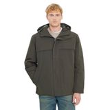 Lee L2520258 Relaxed Fit Kapüşonlu Puffer Khaki Erkek Mont