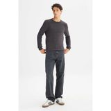 Lee L2520364220 Kahve Erkek Regular Fit Triko Kazak - 2XL