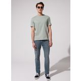 Lee L60UFQ303 Bisiklet Yaka Turkuaz Erkek T-Shirt