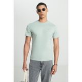 Lee L60UFQ303 Lee Erkek Basic Bisiklet Yaka T-Shirt Mist Green - Yeşil - XS