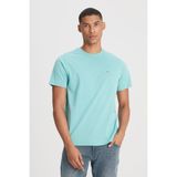 Lee L60UFQ41 Açık Yeşil Erkek Regular Fit Normal Kesim %100 Pamuk Bisiklet Yaka Tişört - 2XL